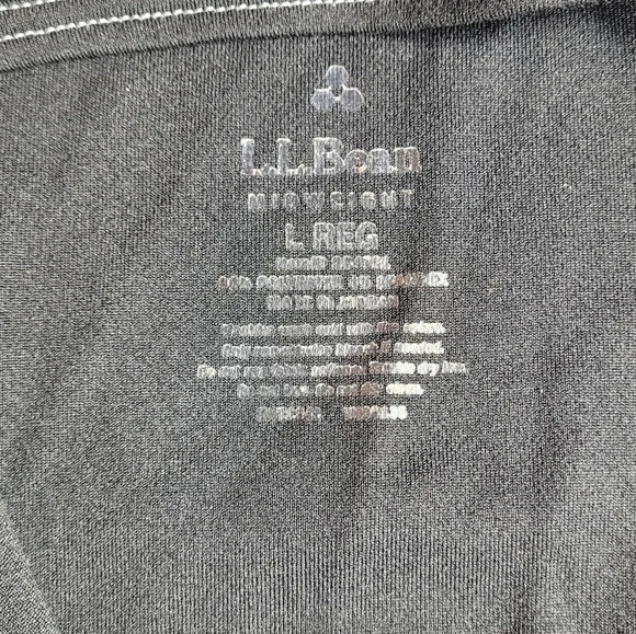 L.L. Bean Midweight Quarter Zip Long Sleeve Shirt sz L - Picture 4 of 9